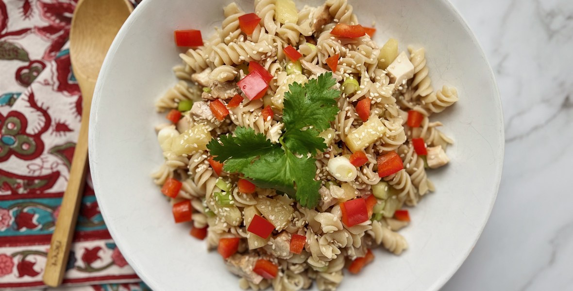 Sesame Chicken Pasta Salad